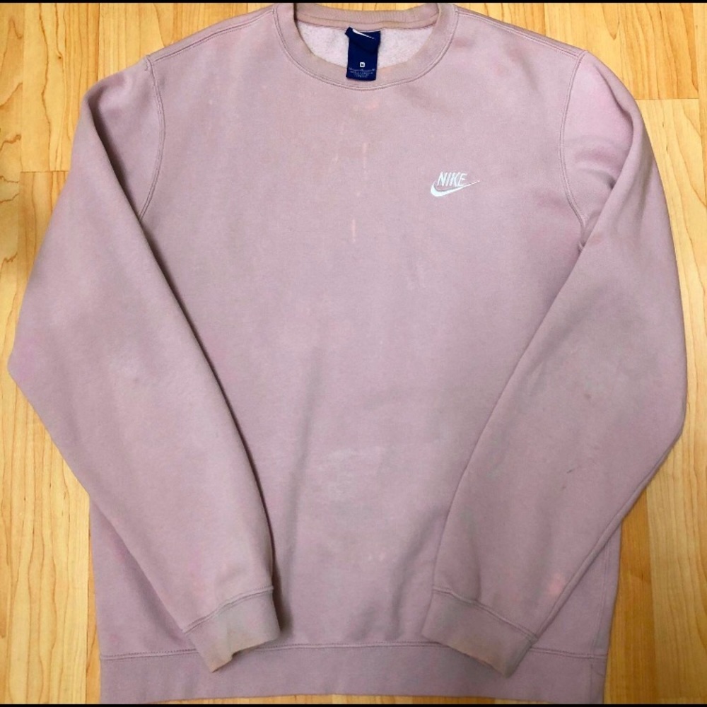 pink nike crewneck